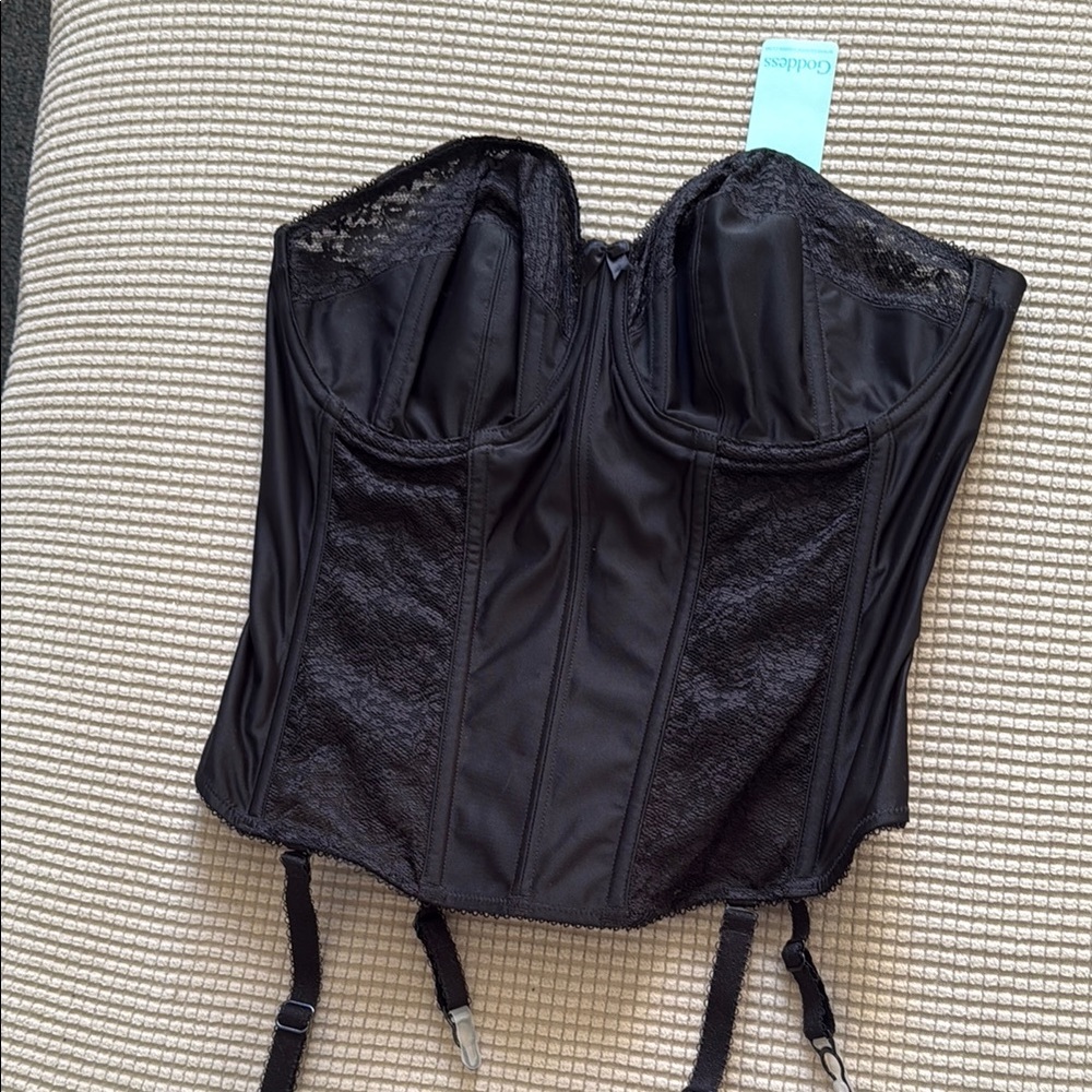 Black Corset by Goddess